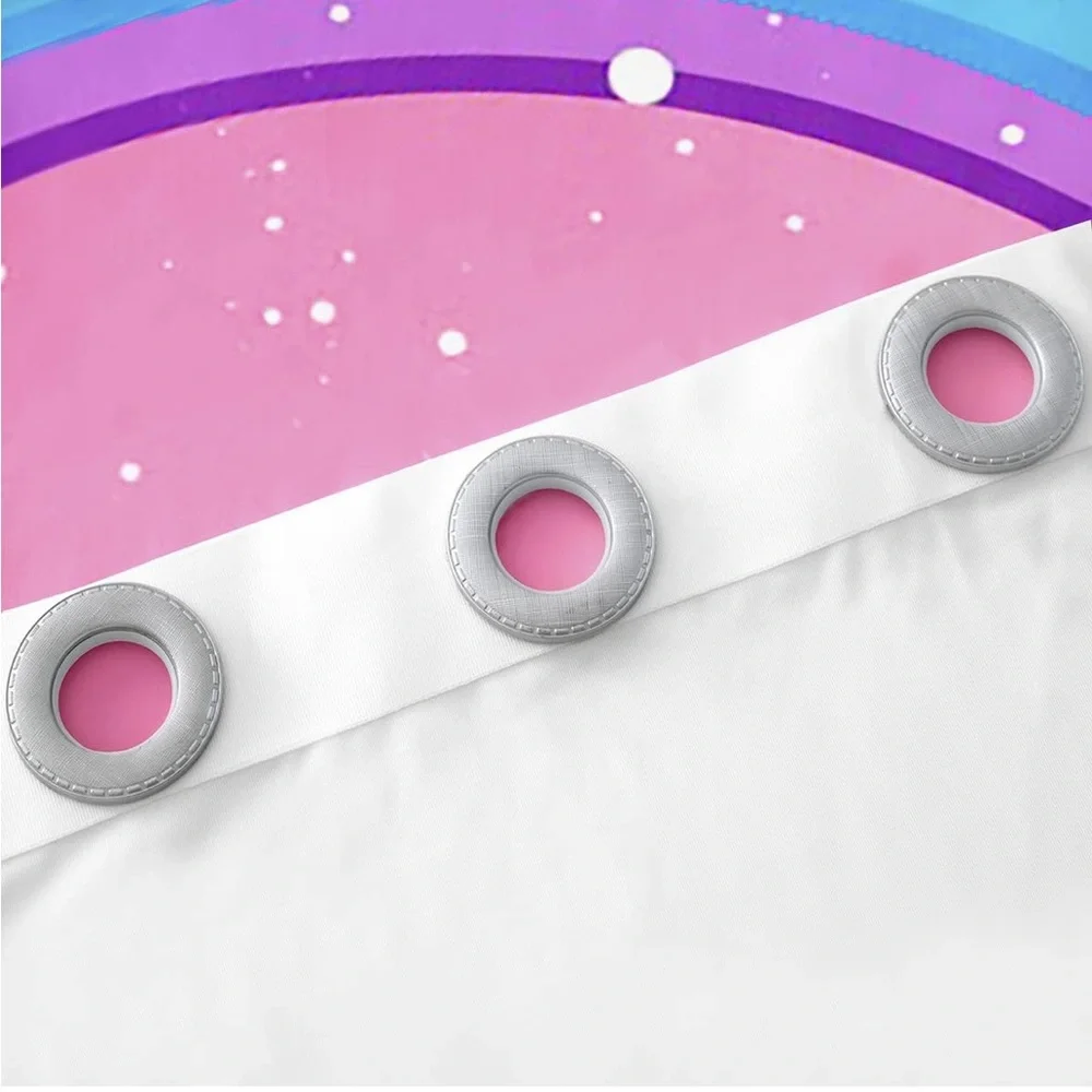 Colorful Rainbow Curtains